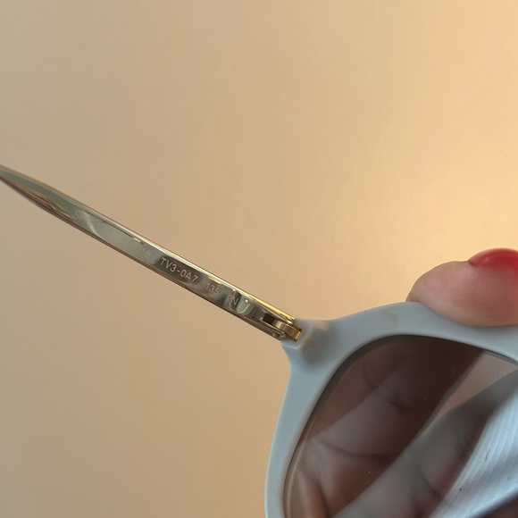 Lilac and Gold Prada Sunglasses - Picture 9 of 9